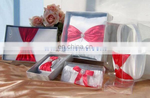 Turquoise Wedding Guest Book and Pen Holder Set