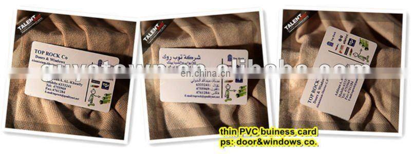 custom printed promotion simple gift business plastic vip warranty card