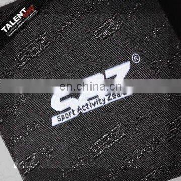 custom sports activity wear woven main label for garment