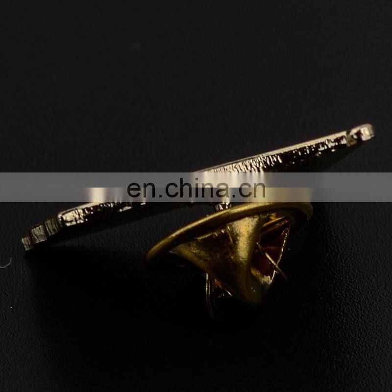 Die Cut UAE Victory Three Finger Hand Gold Sliver badge Pin Badge Sets