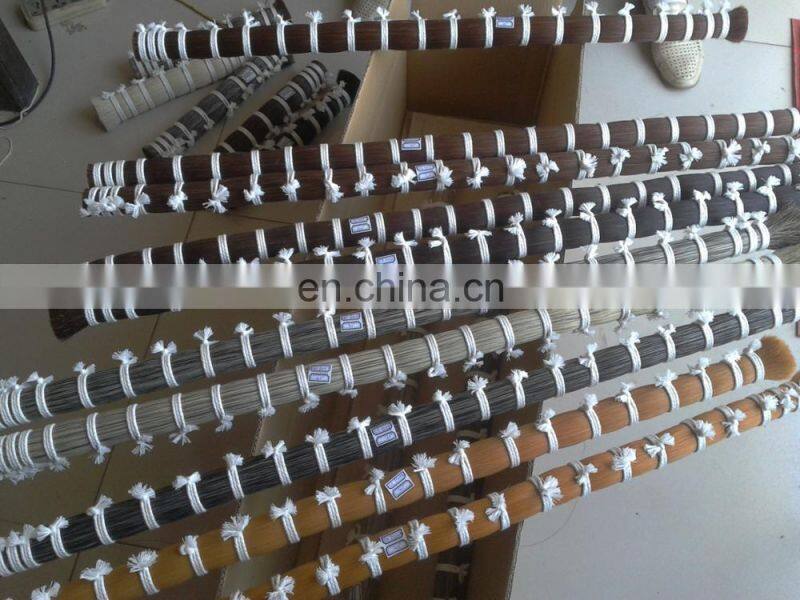 Raw Pattern and Pelt Type Black horse tail hair