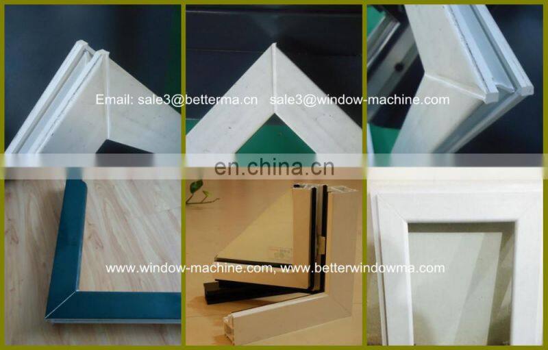 China Plastic UPVC PVC window processing machine for surface and corner welding seam cleaning