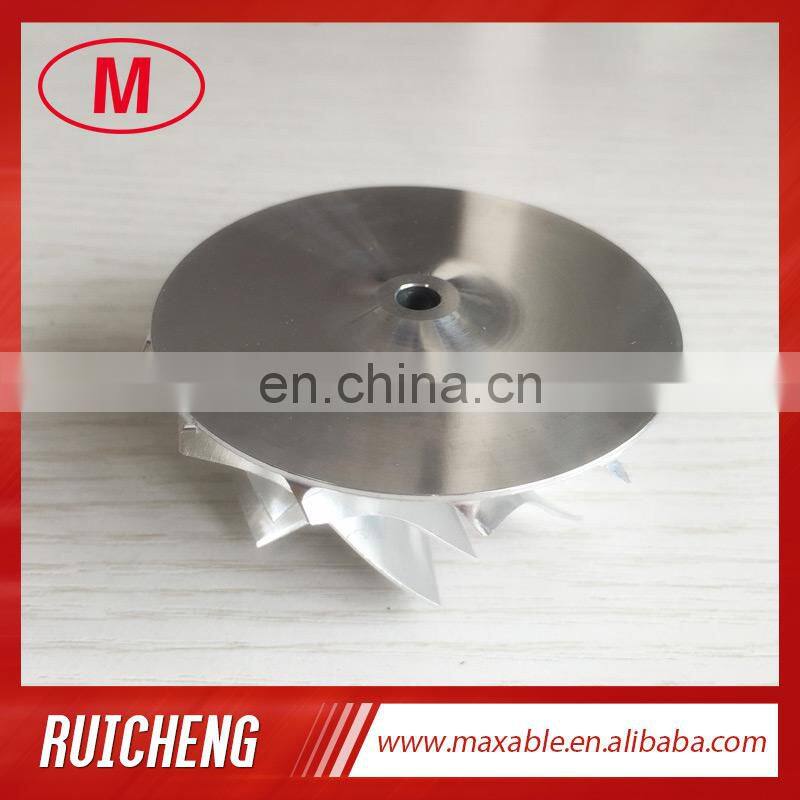 RHF5 47.00/60.50mm 6+6 blades high performance Turbo Billet/milling/aluminum 2618 compressor wheel for VF54 upgrade