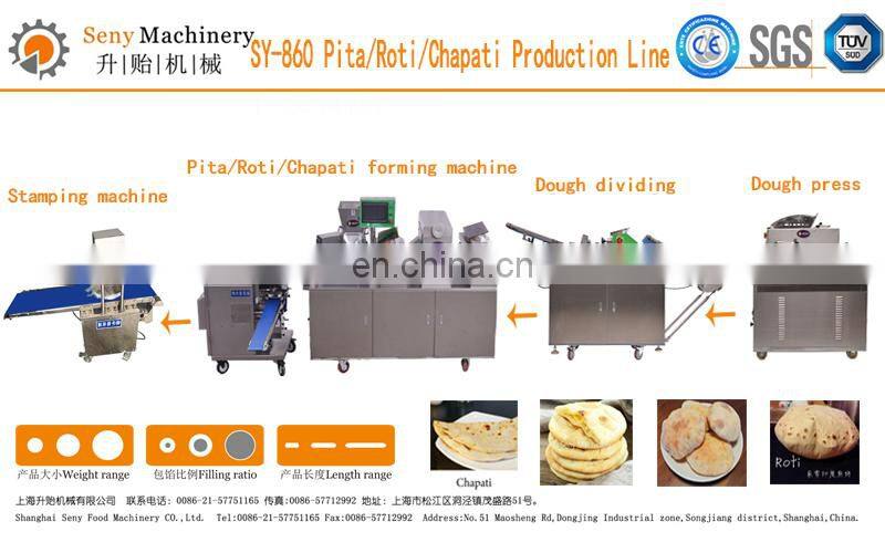 Commercial Automatic Pita Chapati Bread Processing Machine