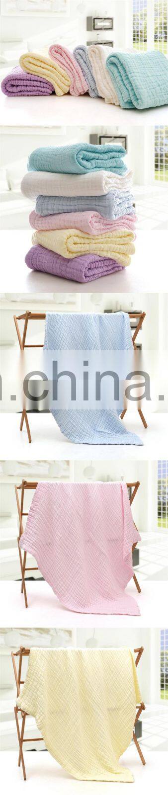 6 layers muslin cotton baby sleeping blanket baby summer swaddle blankets