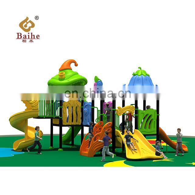 Plastic slide manufacturer children outdoor playground swing set children spiral tube slides