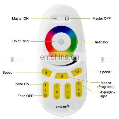 Multi Zone Mini DMX 2.4G RF 12-24V RGB RGBW Led Controller Wifi
