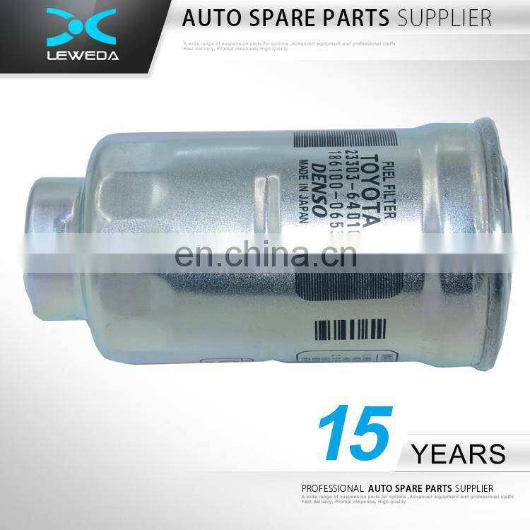 toyota fuel filter 23303-64010 for TOYOTA STARLET ,CORSA, TERCEL OEM 23303-64010