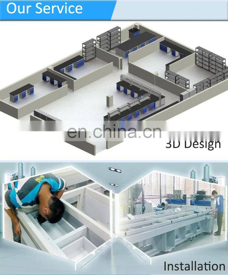 Ho Pui Laboratory Furniture Acid and Alkali Resistant 1800x800x2350mm PP Material Laboratory Fume Hood Price