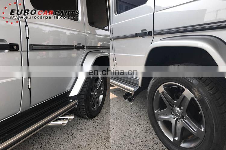 G class 350D exhaust tips for MB G-class W463 350D 2017y to B-style W463 exhaust tips silver tips