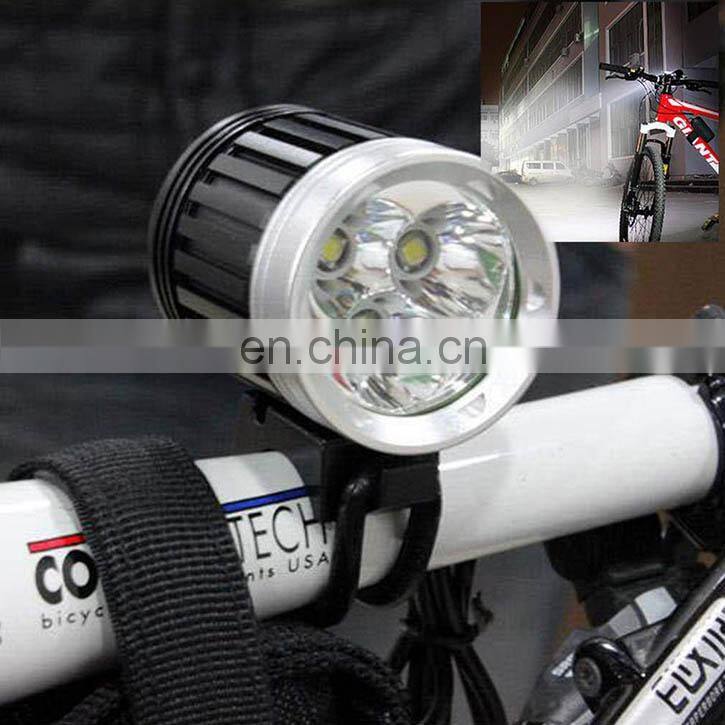 4000Lm 3x XML -T6 LED Bicycle Bike Rechargeable Headlamp Flashlight Torch