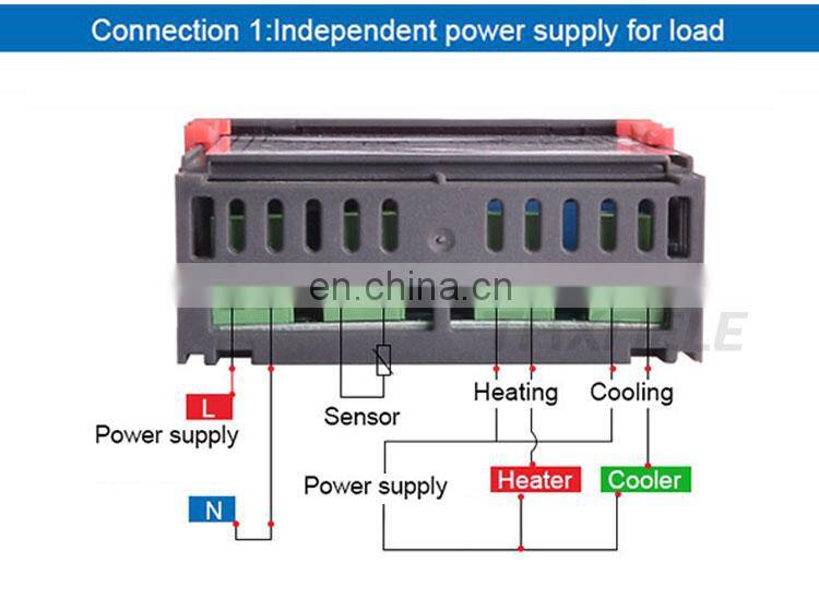 LED Digital Temperature Controller STC-1000 110V-220VAC 10A Two Relay Output Thermostat Heater and Cooler Thermoregulator