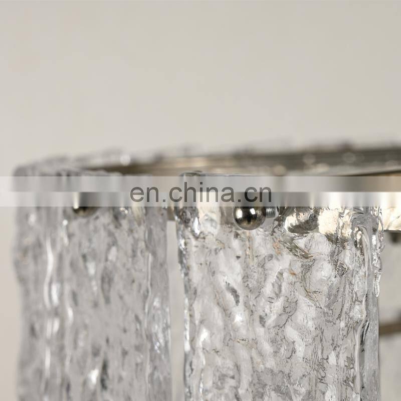 Water pattern chandelier replica pendant crystal art glass chandelier