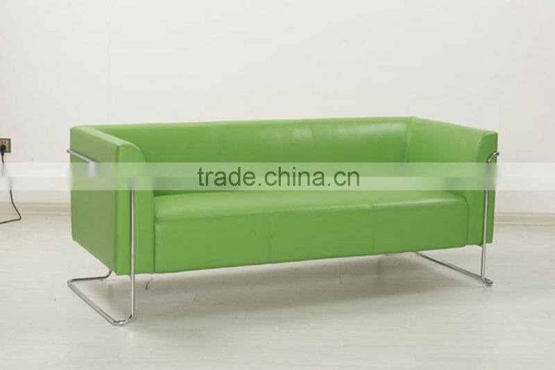 Workwell popular style office sofa set with wooden armrest kw-SS02