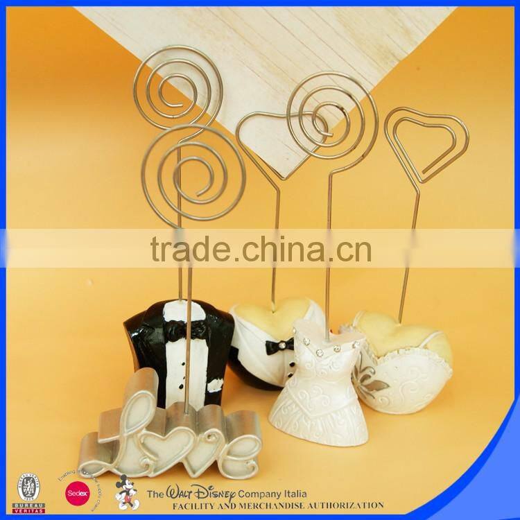 Variety animal place card holder metal Id card holder