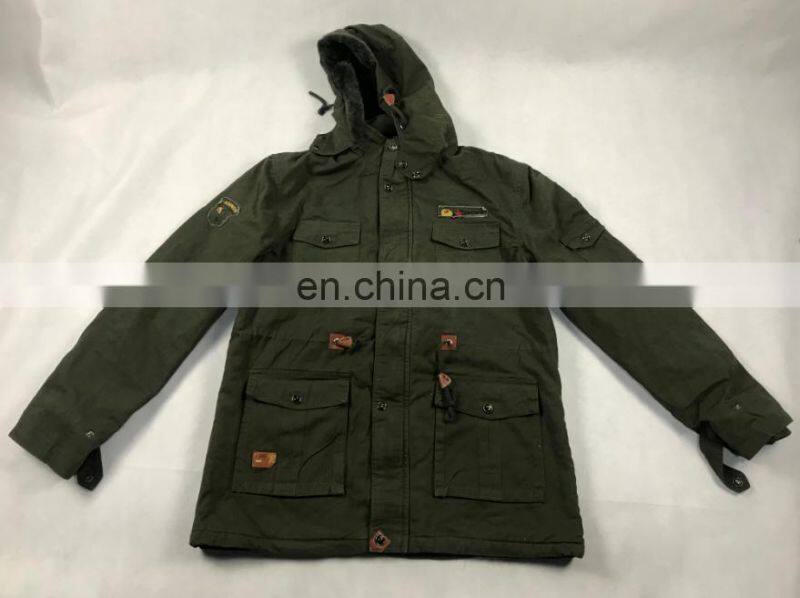 2021 cross-border Amazon eaby wish plus velvet thick mid-length washed cotton large size loose coat jacket cotton jacket