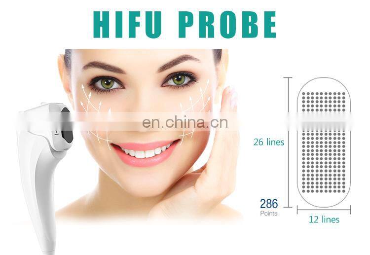 Professional high foucsed ultrasound 9D Hifu wrinkle removal face lifting anti aging machine