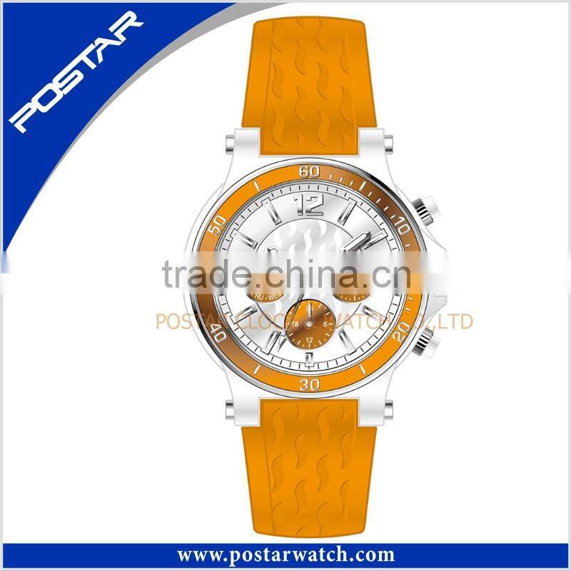 Multiselection Elegant Colorful Quartz Silicone Band Watch
