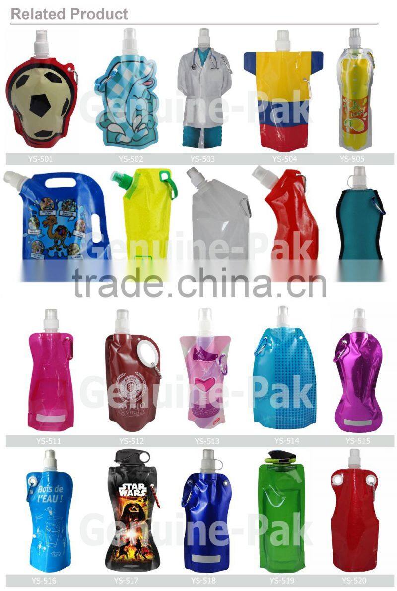 5oz aluminum personalized excursion item portable collapsible water bottle