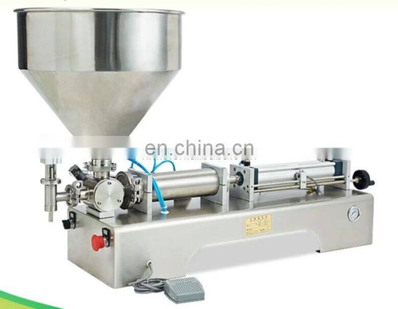 Liquid Detergent Shampoo Cosmetic Semi Automatic Paste Filling Machine