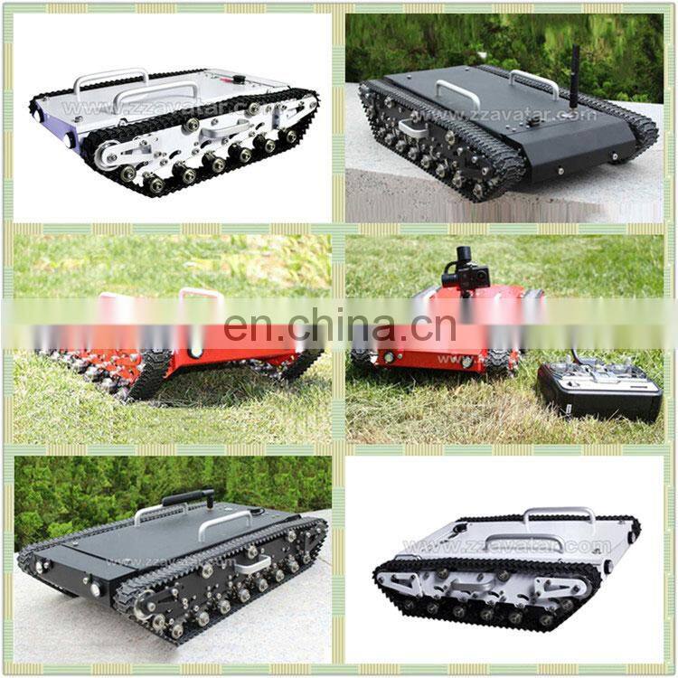 120w*2 Rated Power Metal Track Robot Chassis For Education