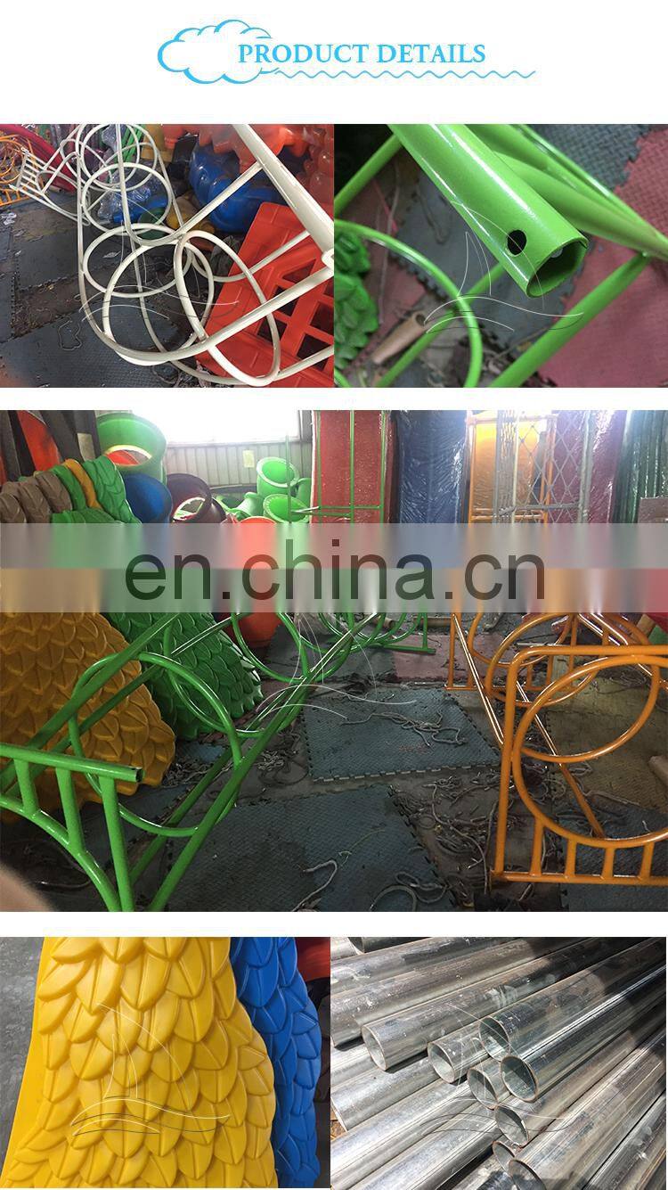 Outdoor children play games community play aresas item kiddy slides for sale