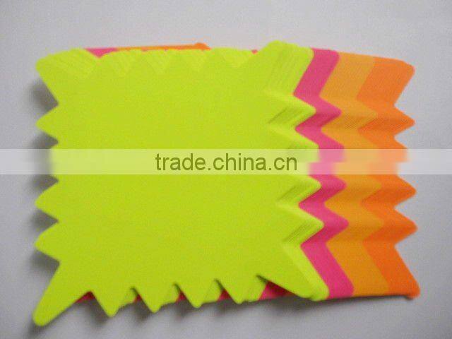 Burst Shaped Fluorescent Paper