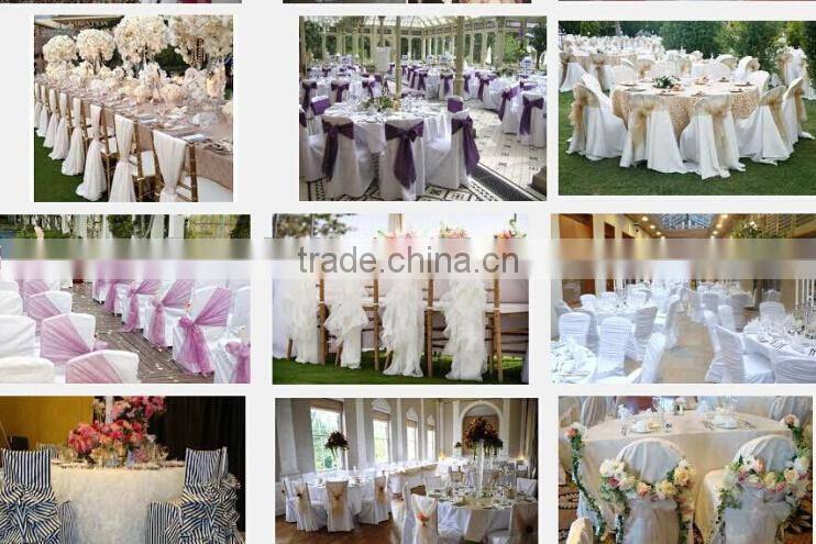 Wholesale high quality table cloths and chair covers for wedding