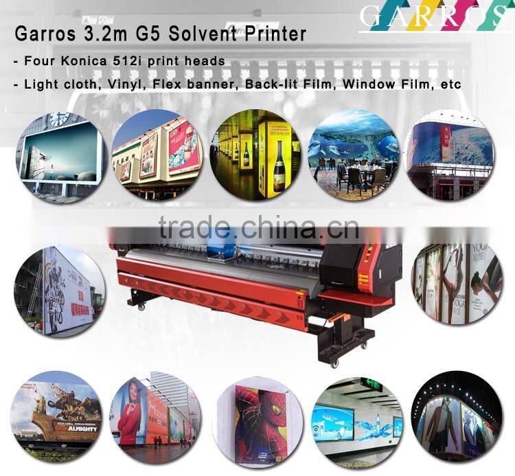 Garros Large Format Digital Outdoor Solvent Printer And Spare Parts