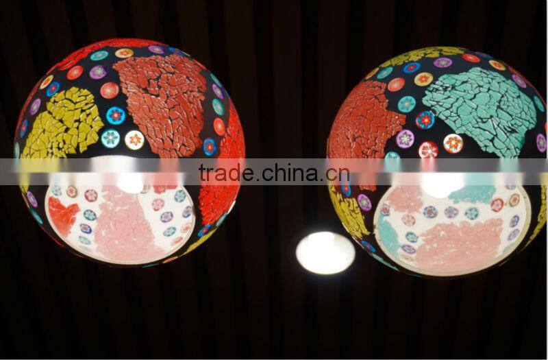 colorful mosaic candle lantern ,lantern stick wedding lantern