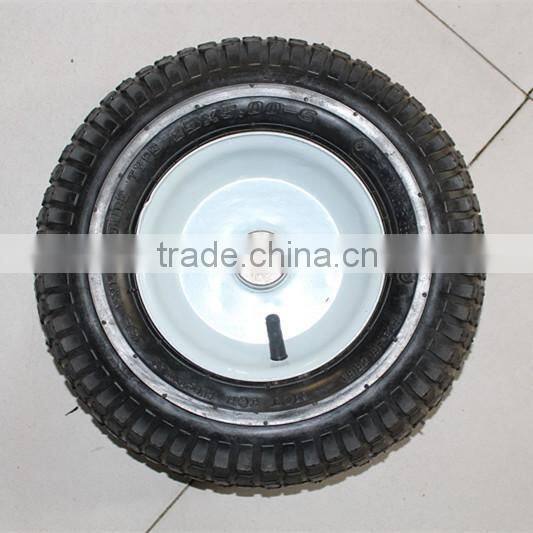 Factory manufacturer rubber cart wheel 13x5.00-6