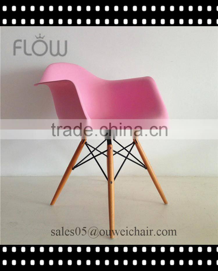 high quality classic colored dining plastic chair