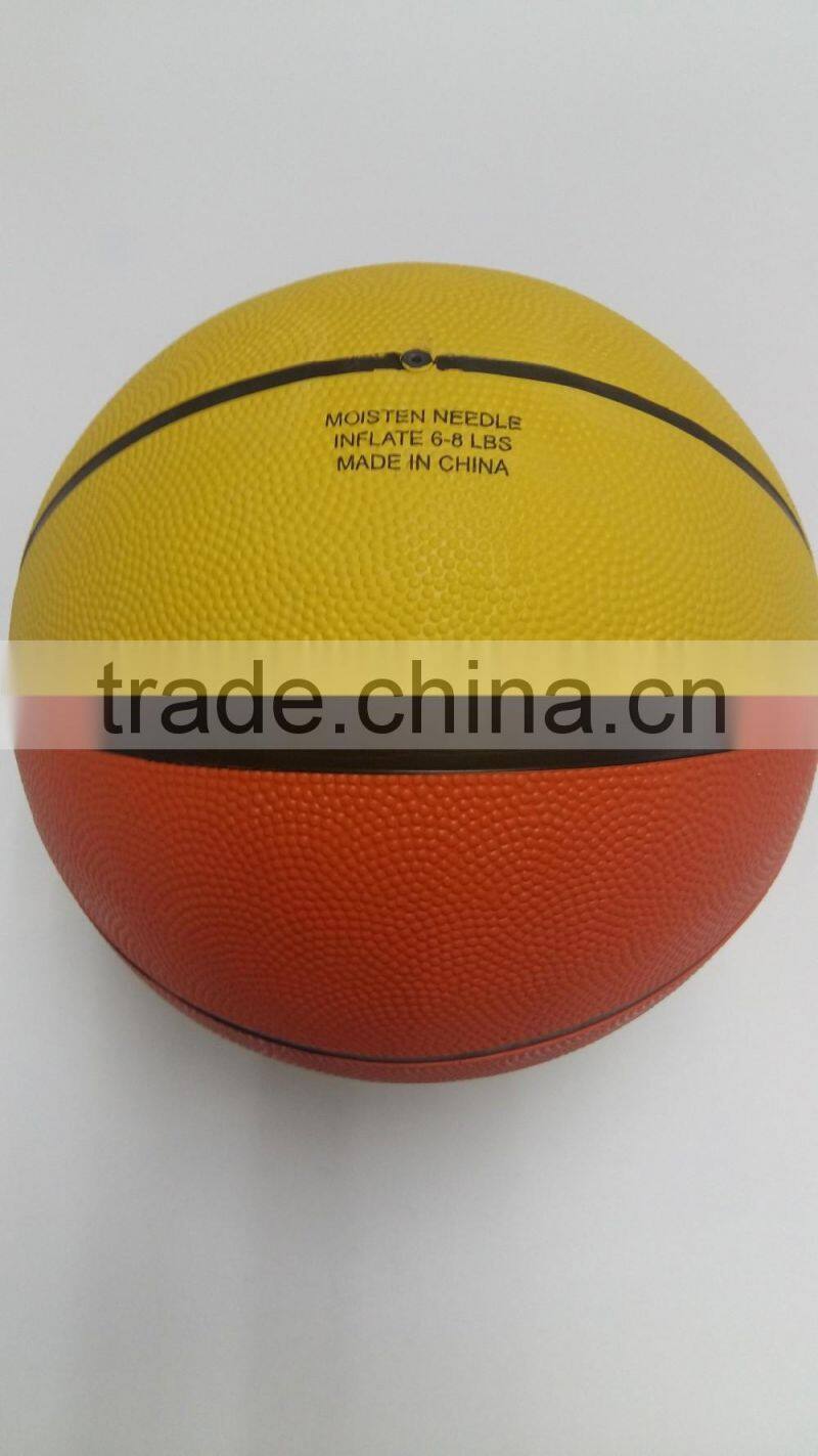 Customized mini colorful basketball for children