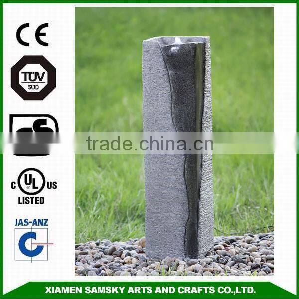 garden & home decoration outdoor use column water fountain