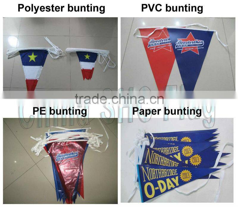 string bunting pennant flags
