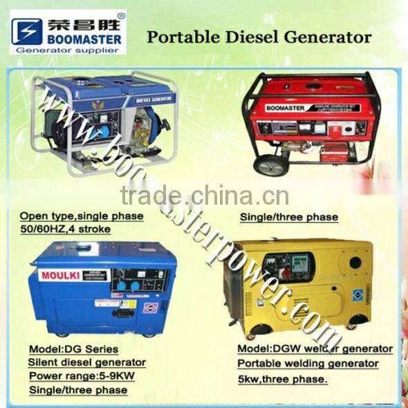 2kw to 10kw portable diesel generator