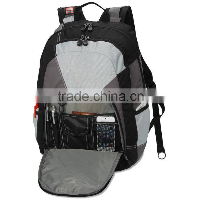 Your logo padded 17" laptop backpack manufacturers china