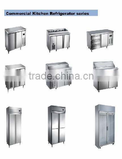 4 glass doors upright kitchen refrigerator