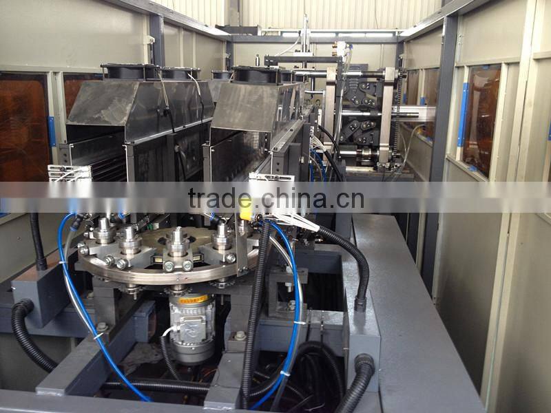 2-cavity hand-feeding PET Jar blow molding machine