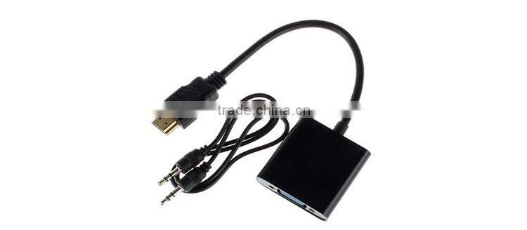 Hdmi to vga converter cable with audio for computer