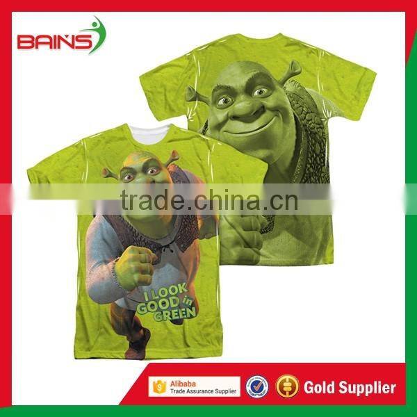2016 Hot sale quick dry cheap custom made shirts&dry fit sublimation custom made t-shirts&unisex custom t shirt printing