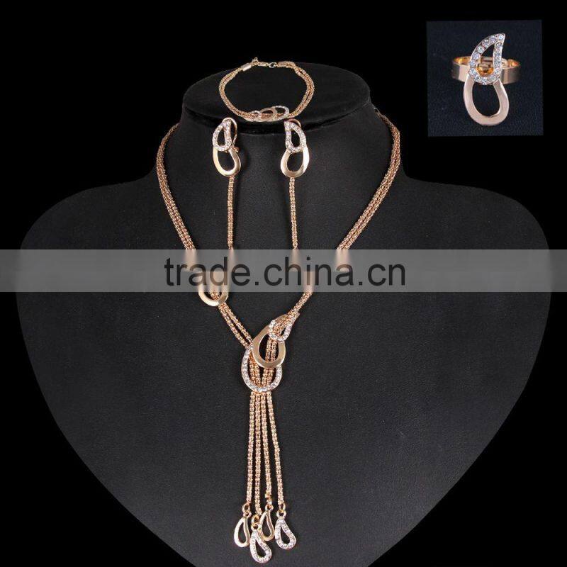 New Design Gold Jewelry Costume Jewelry Set China Fashion Jewelry Set