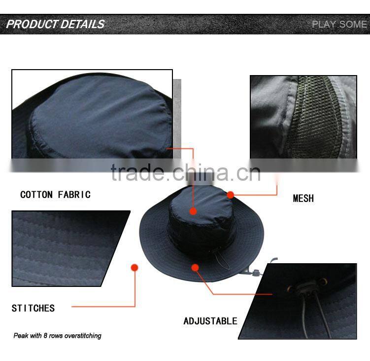 Summer sun protection cap red boonie hat with sting