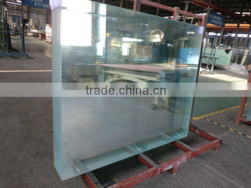 19mm Low Iron Toughened Glass