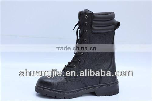 good selling in Russia Rubber sole buffalo leather safety boots safety shoe 9066