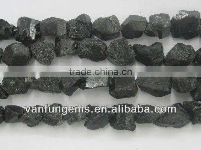 natural rough stone Black Tourmal ine