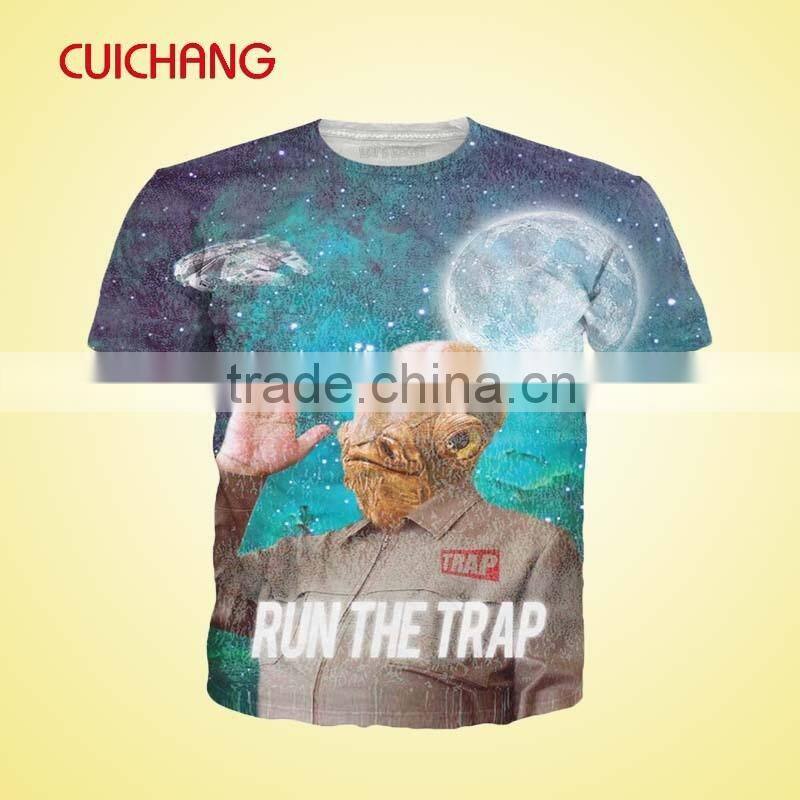 China manufacturer high quality 100% polyester wholesale blank t-shirts in bulk