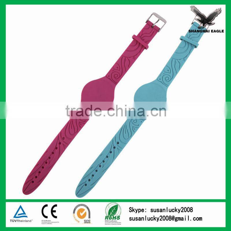 ABS Housings with Fabric Adjustable Strap Length RFID Waterproof Wristband with 13.56MHz Frequency