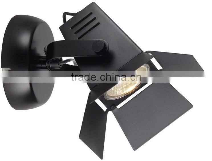 sconce Movie spotlamp Hollywood 4 x 50W Technical wall lamp