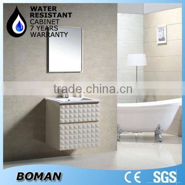 2015 design plastic pvc classic bathroom cabinet